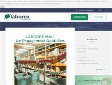 Tablet Screenshot of laborex-mali.com